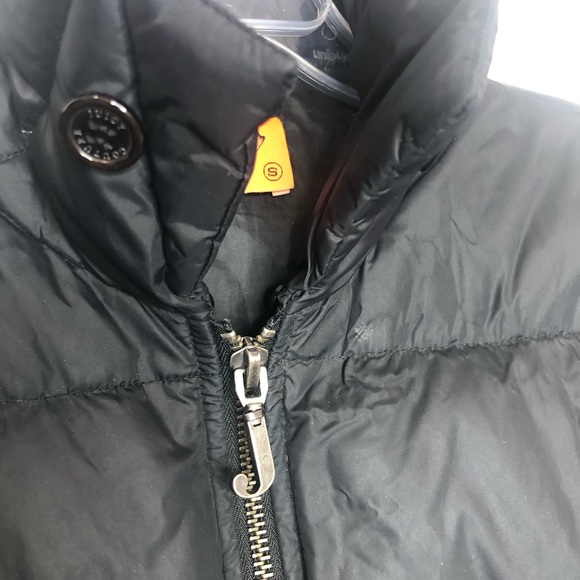 Juicy Couture Vintage Down Puffer Jacket Removable Fur Collar Coat Blue Small - Picture 7 of 15